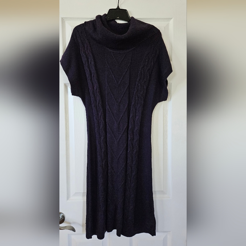 New York & Company Black Knit Mini Dress